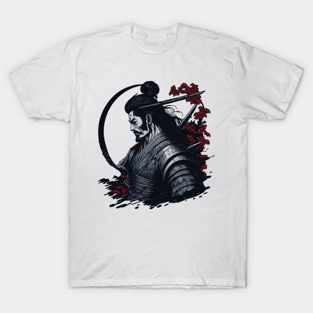 Bushido Samurai T-Shirt by OSB Arts Studio